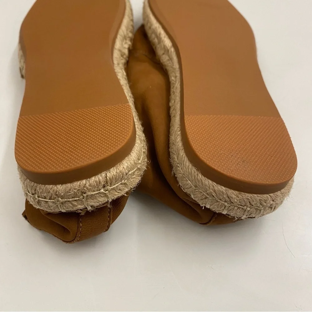 Kelsi Dagger || Juniper Classic Summer Slip On Espadrilles Brown‎ Tan 8.5
